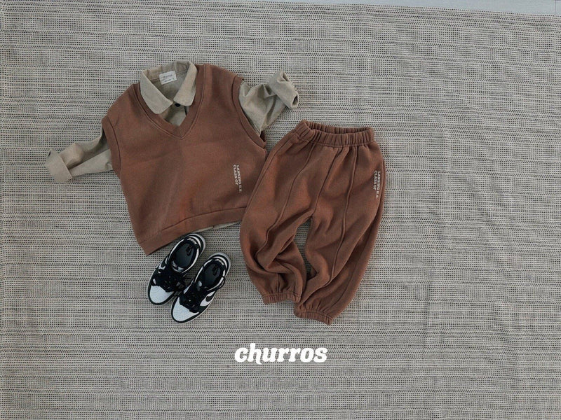 churros / pin tuck jogger pants 【for kids , jr】