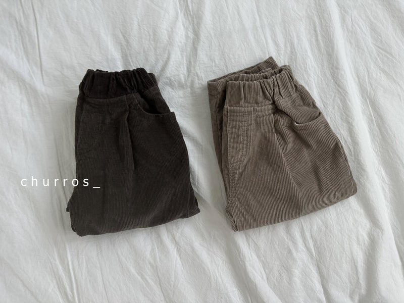 churros / corduroy pants 【for kids , jr】