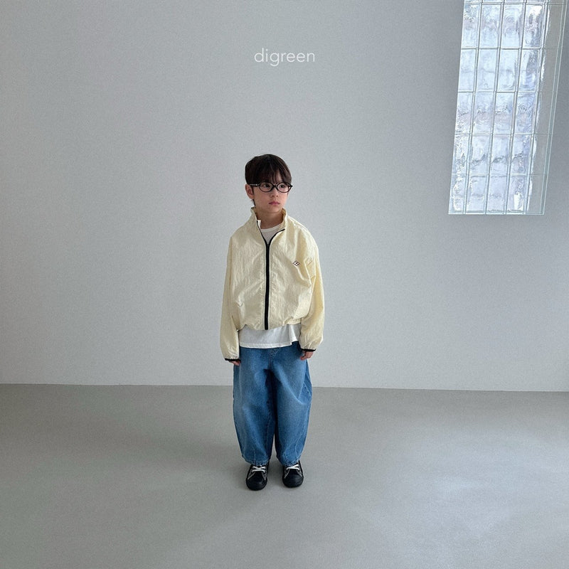 digreen / volume denim pants【for kids】