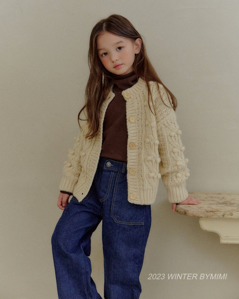 by mimi  / rose cardigan【for kids , jr】