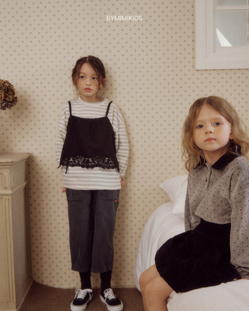 by mimi  / layered bustier【for kids , jr】