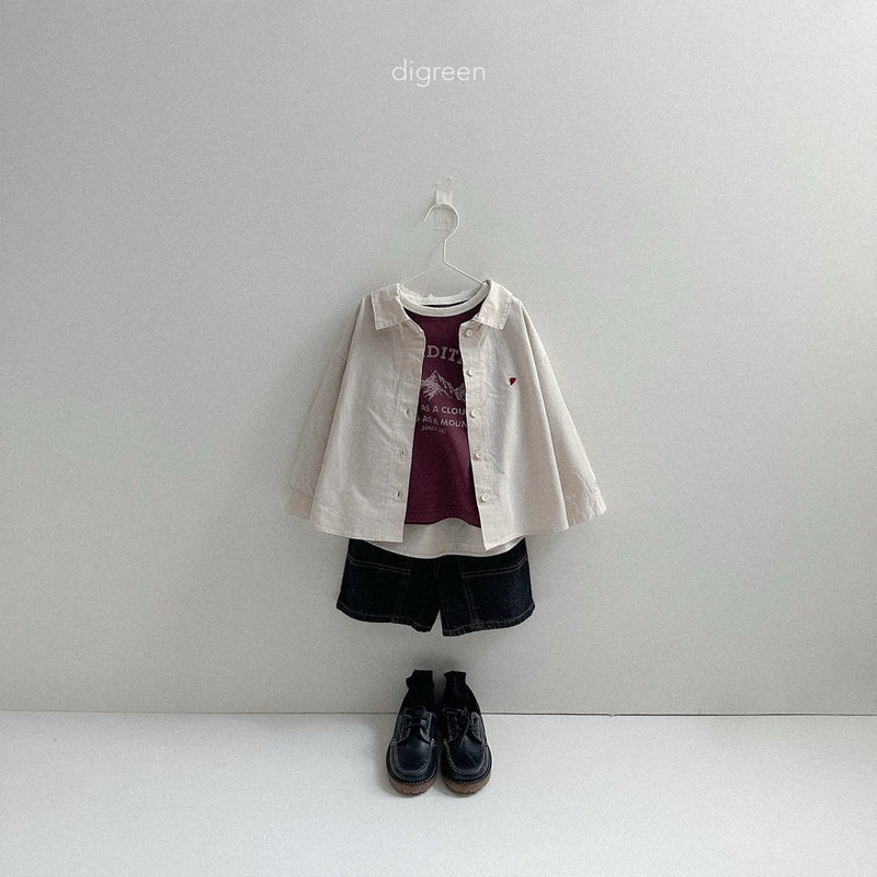 digreen / all day shirt【for kids】