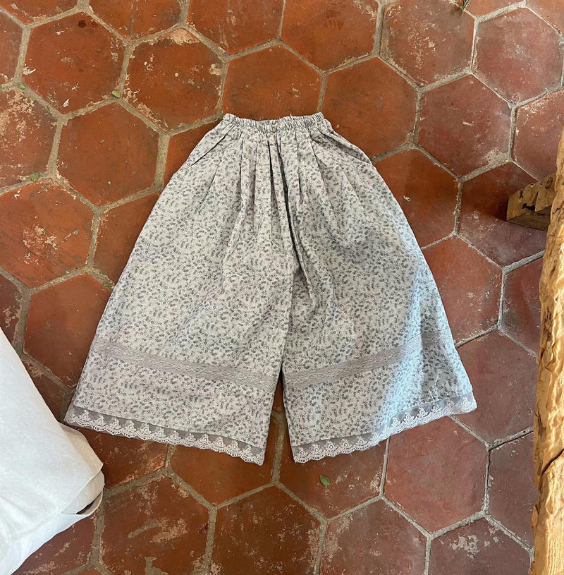 flowerlace wide pants【for kids , jr. 】