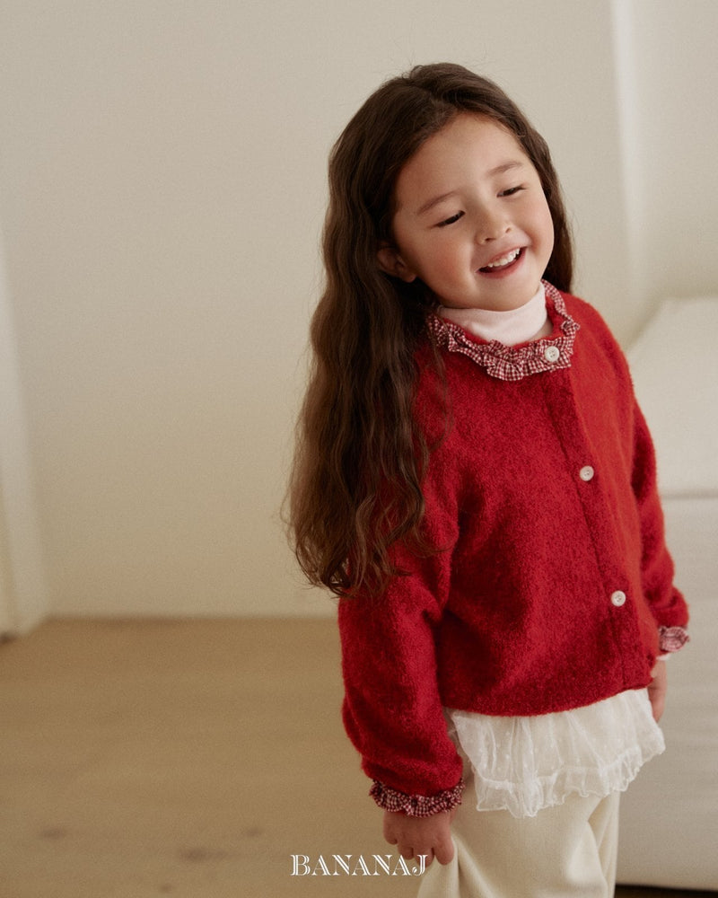 bananaj / jelly cardigan 【for kids & jr.】