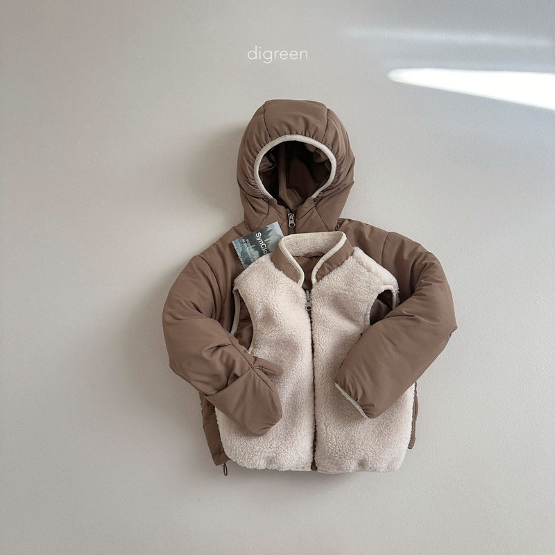 digreen / ANDUS padded jumper