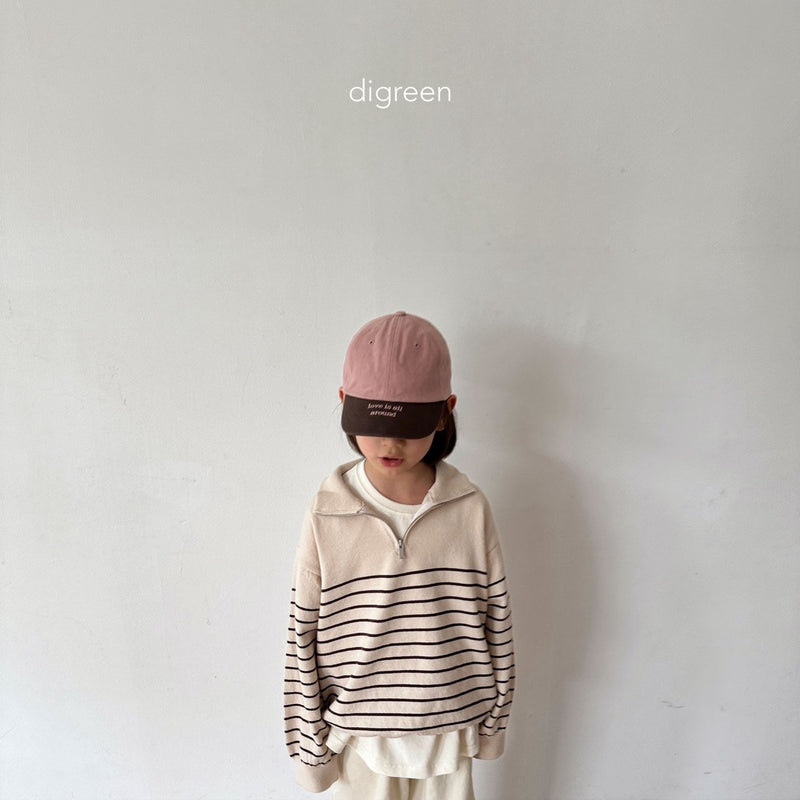 digreen / color block cap