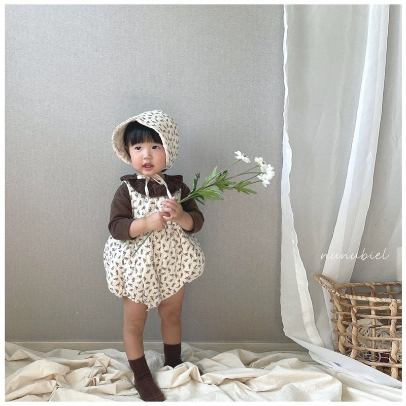 nunubiel / quilting romper & bonnet