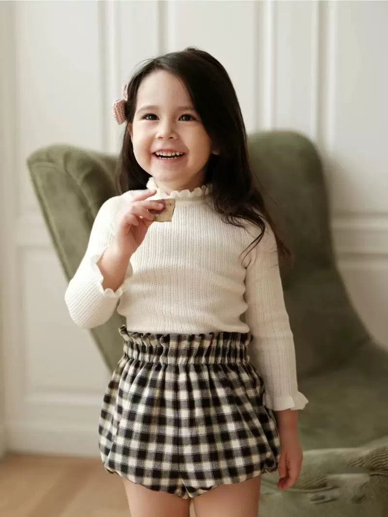 【即納 80/100size】
一部即納　Lilly lace knit tops