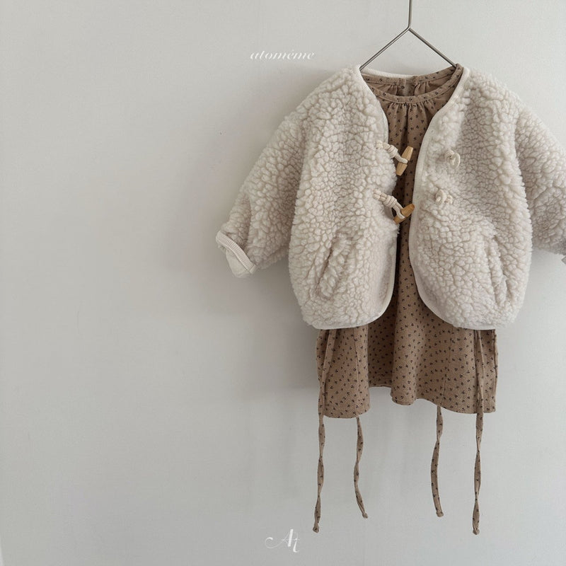 atomeme / fluffy jacket 【 for baby, kids 】