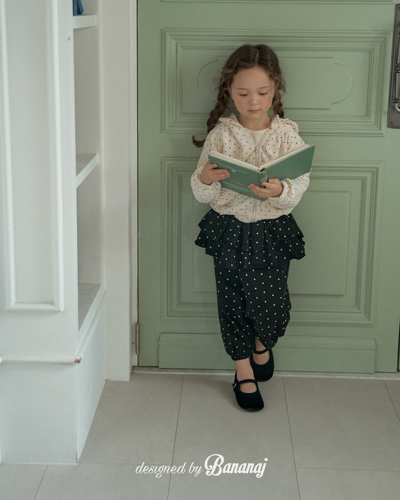 bananaj / flower leaf pants【for kids & jr.】