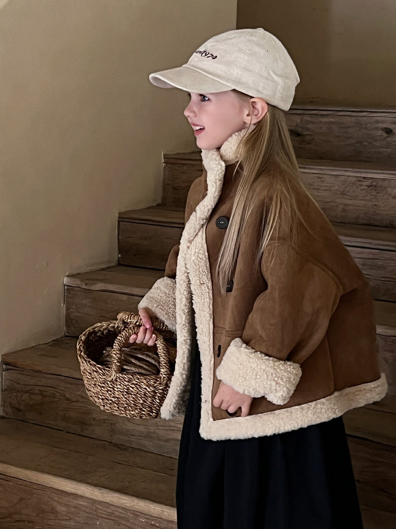 otaly / mouton jacket【for kids , jr】