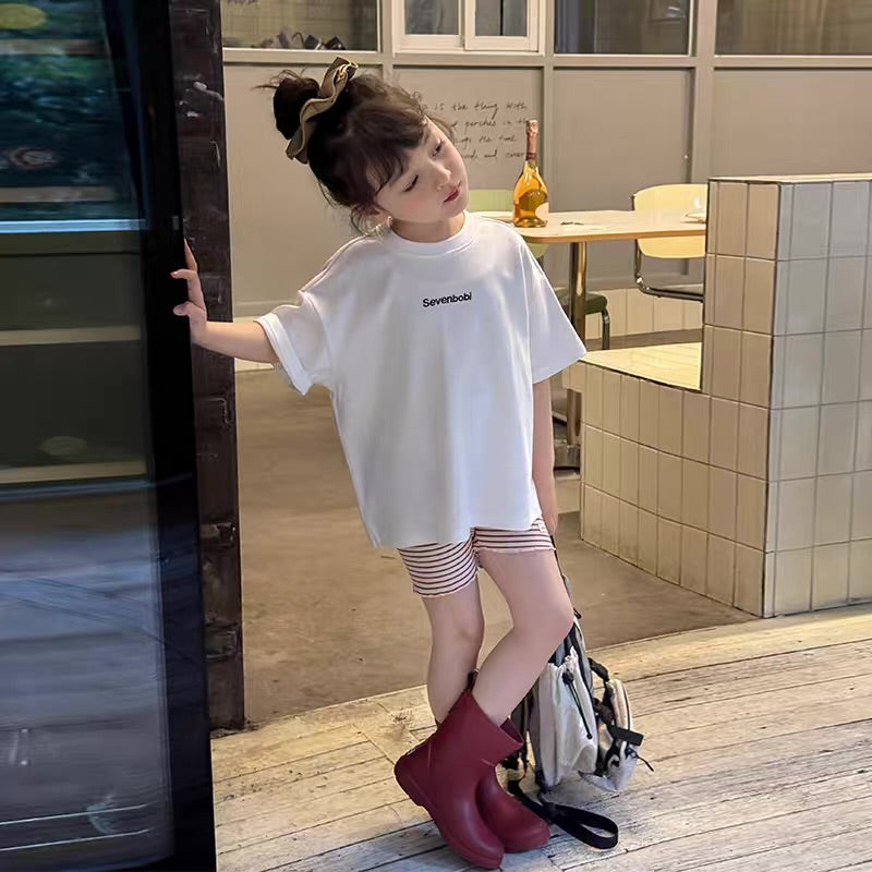 back heart t-shirt 【for kids&Jr.】