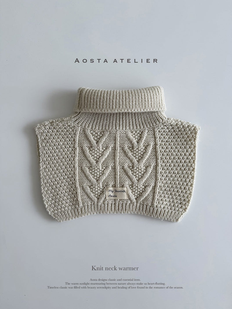 aosta / knit neck warmer