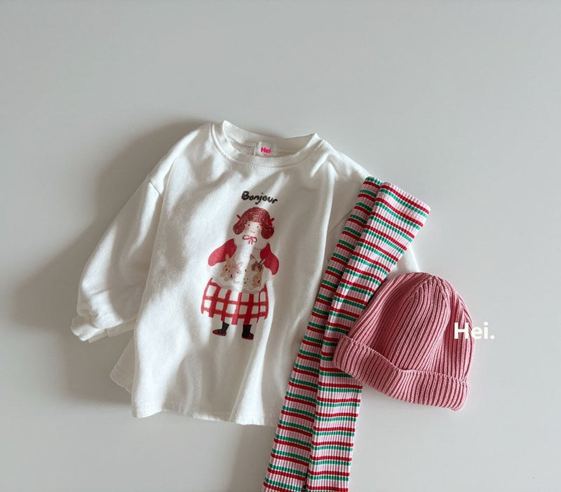 hei. / rabbit and girl tee 【for kids】