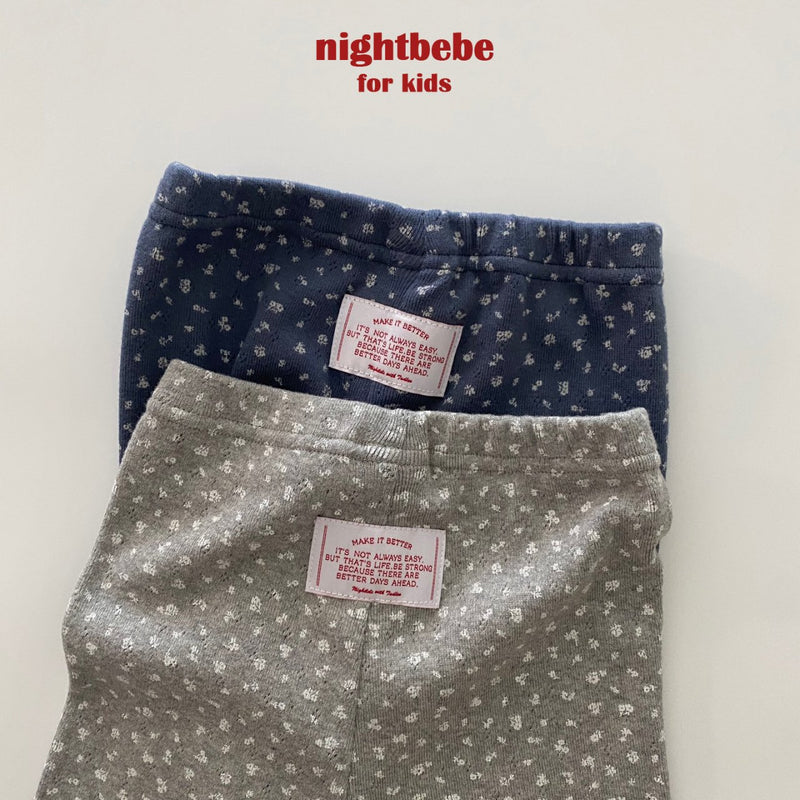 nightbebe / deep flower leggings