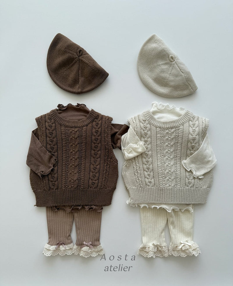 aosta / camellia leggings【for baby&kids】