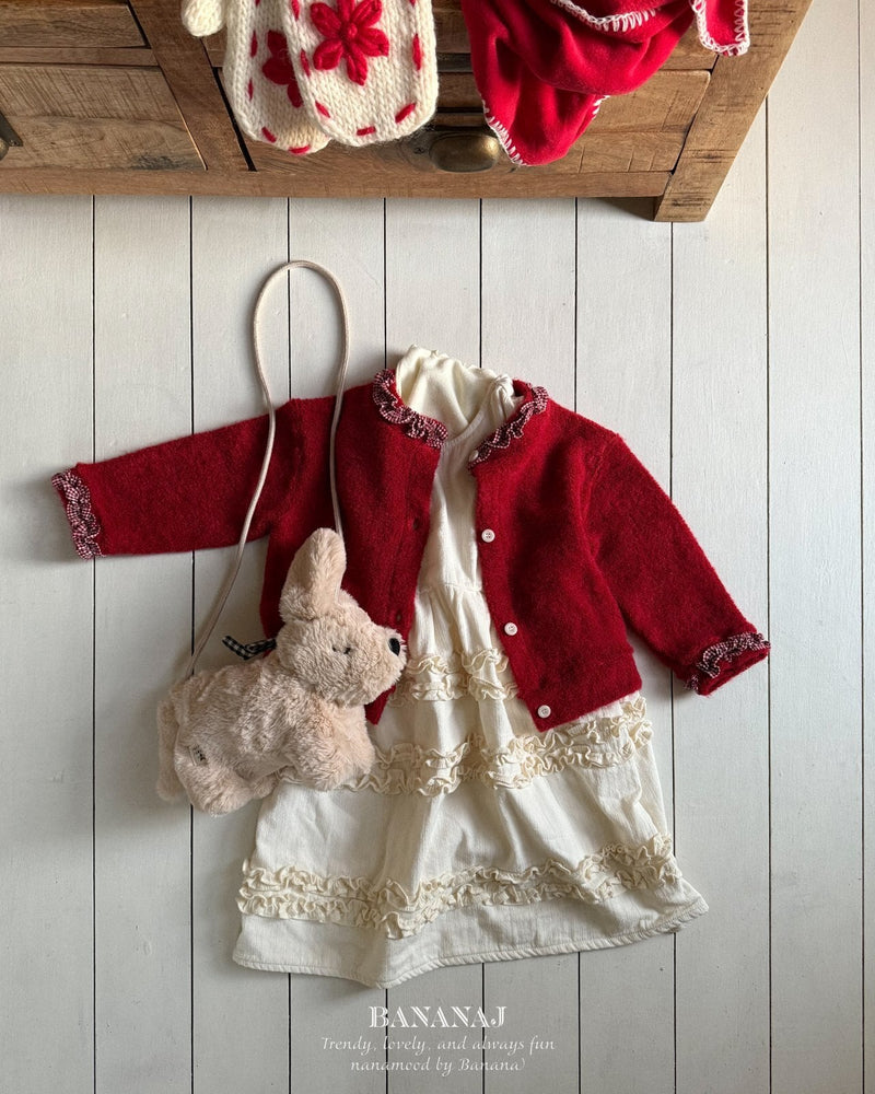 bananaj / jelly cardigan 【for kids & jr.】