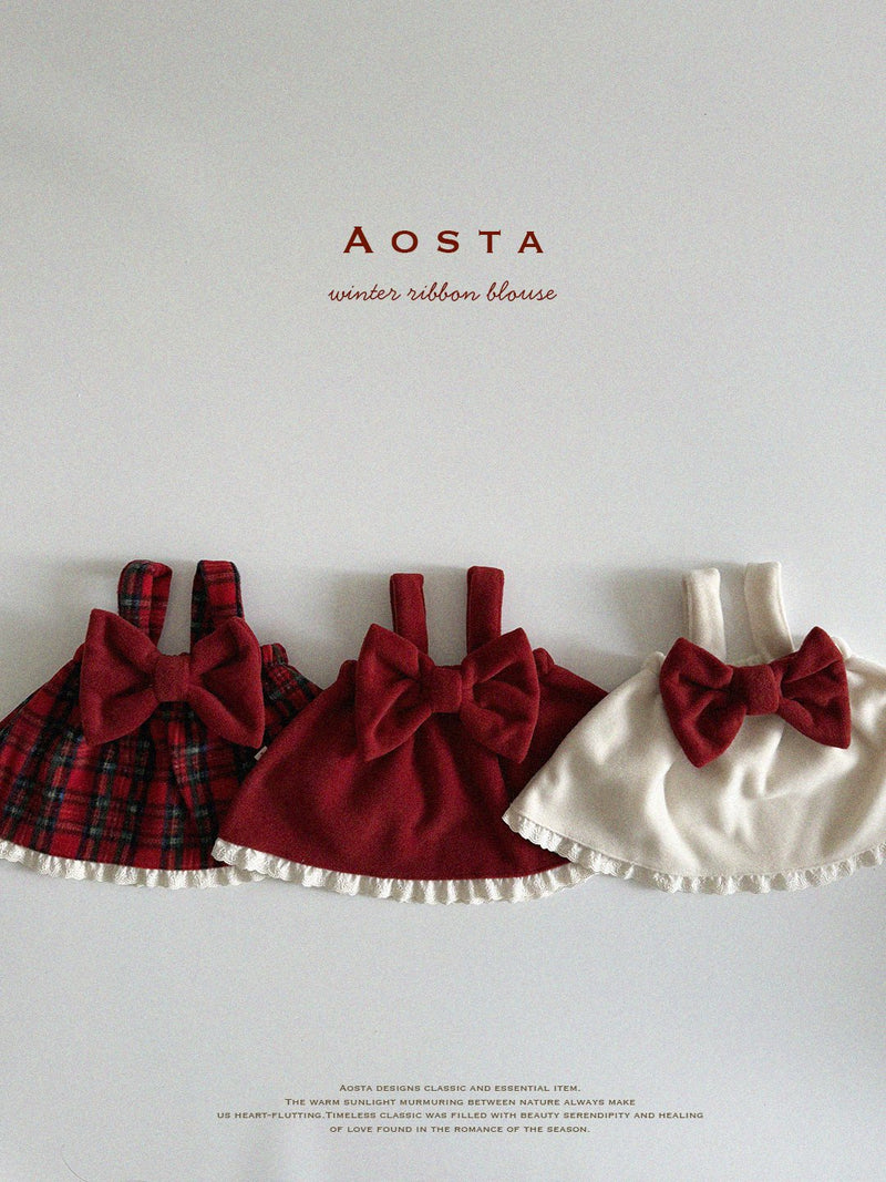 aosta / winter ribbon blouse