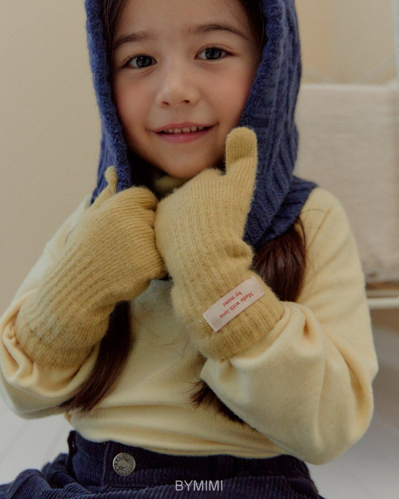 by mimi  / mocha polar tee【for kids , jr】