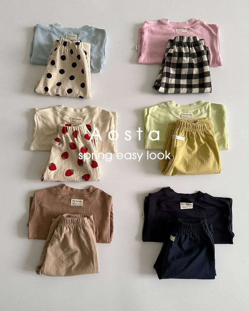 aosta / essential tee【for baby &kids】