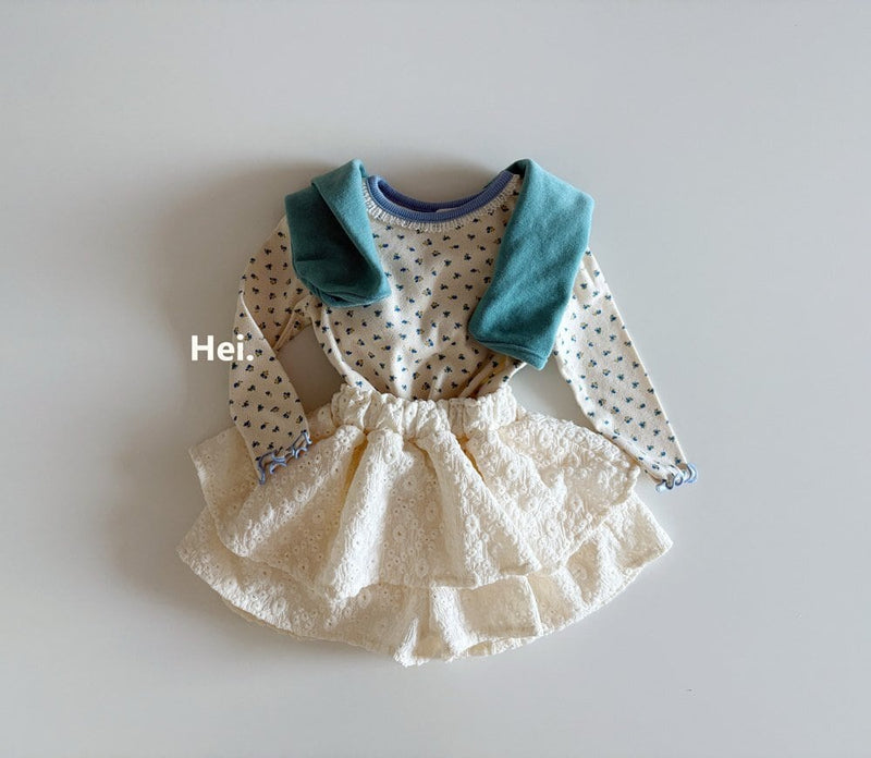 hei. / lace currot skirt【for  kids】