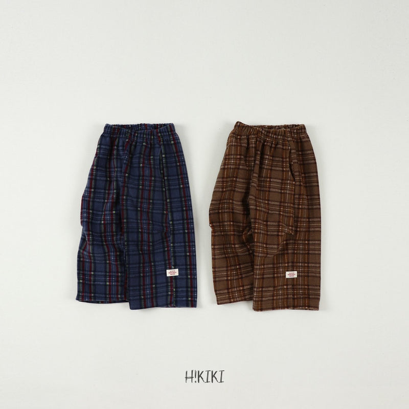 hikiki / check pants【for kids, jr.】