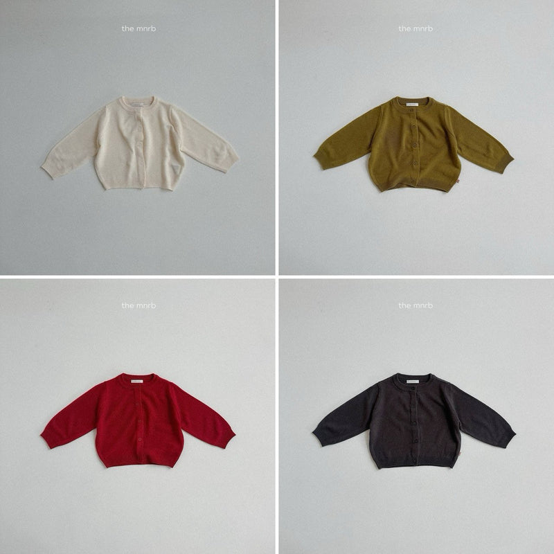 mini robe / robe basic cardigan【for kids】