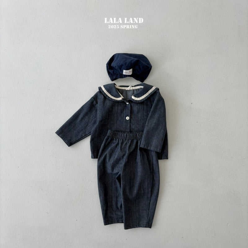 lalaland / slub denim pants【for kids】