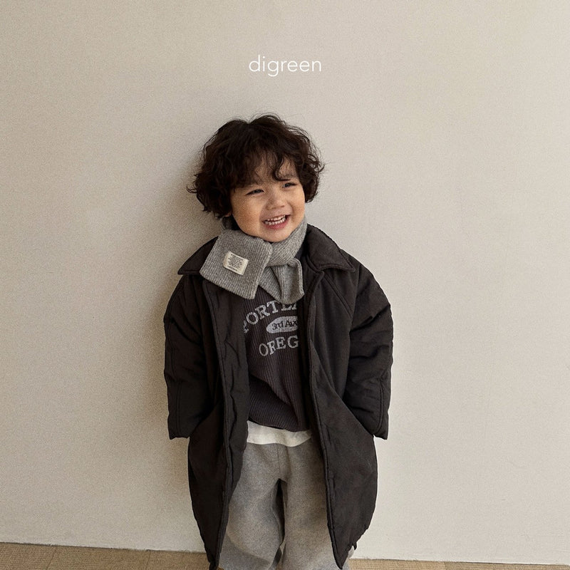 digreen / padded coat