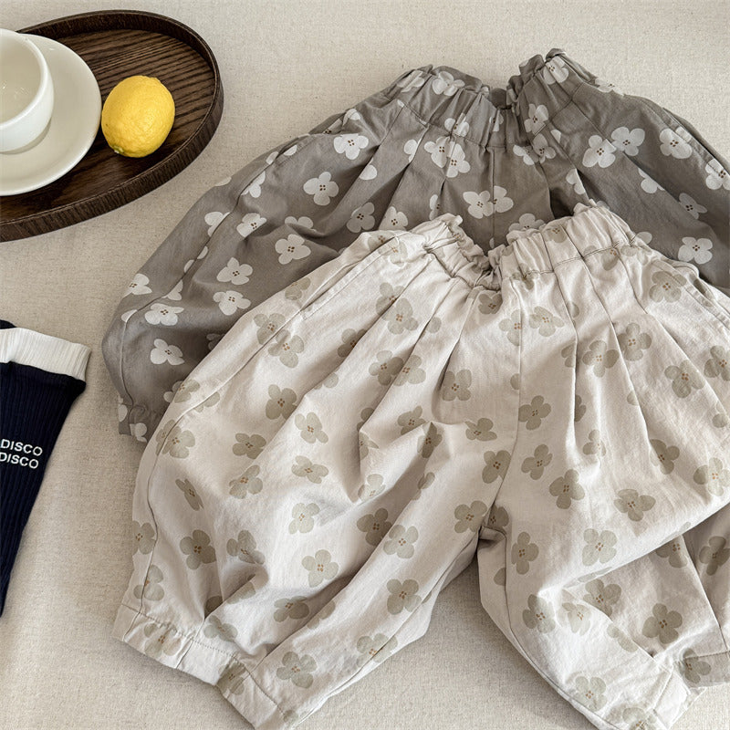 flower cocoon pants【for kids 】