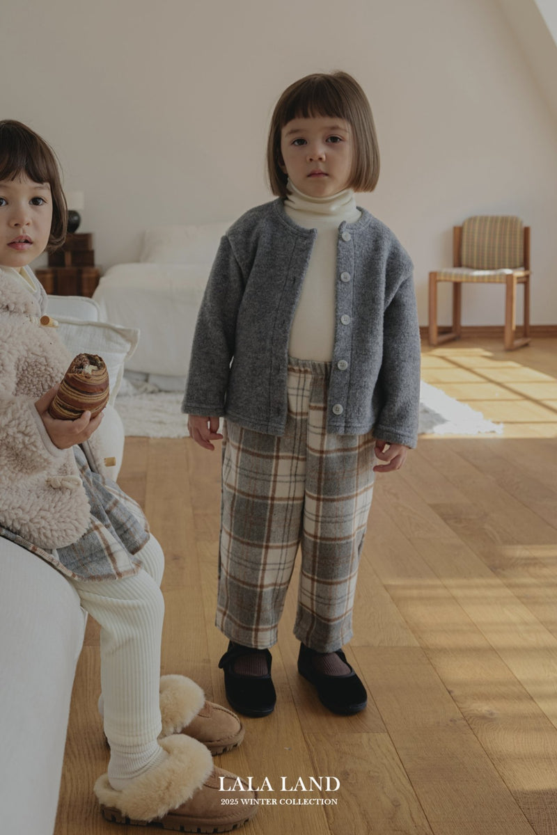 lalaland / bucket check pants【for kids】