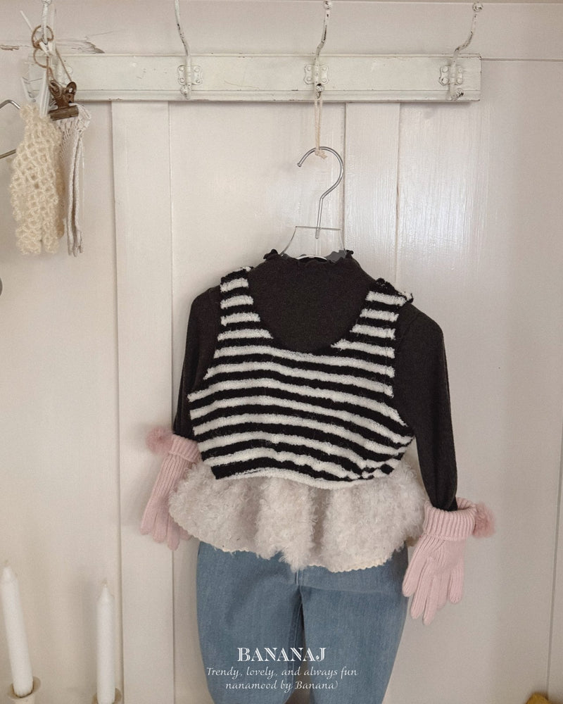 bananaj / mimi fur skirt【for kids & jr.】