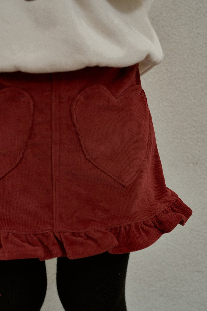 momo ann /  heart skirt 【for kids &Jr.】