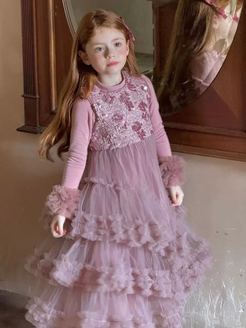 otaly / pink celebrate one-piece tops set【for kids , jr】