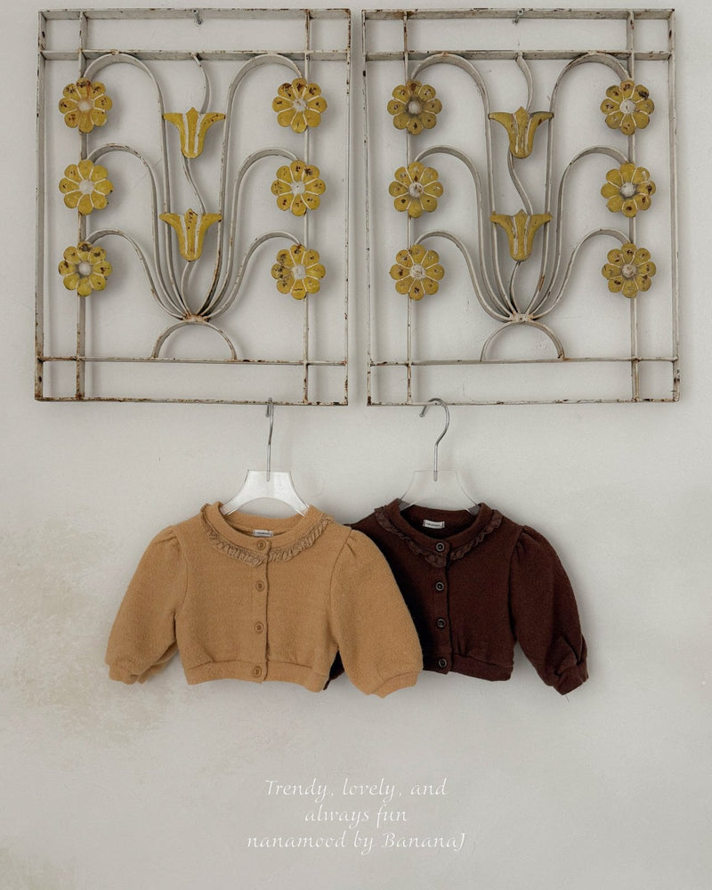 nanamood by banana.j / bebe mocha cardigan【for baby】