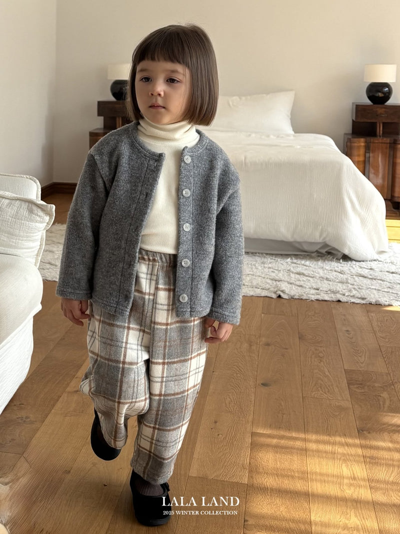 lalaland / bucket check pants【for kids】