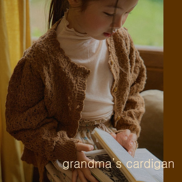 mon atelier / gradma cardigan