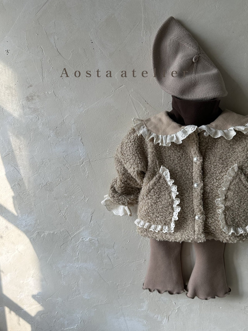 aosta / tete bear cardigan