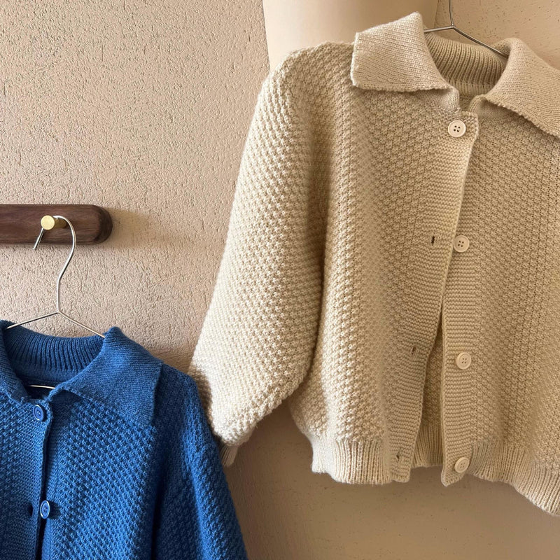 moss knit cardigan【for kids , jr】