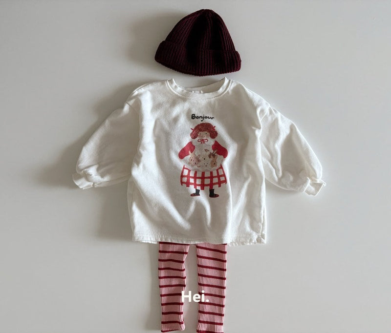 hei. / stripe leggings【for kids】