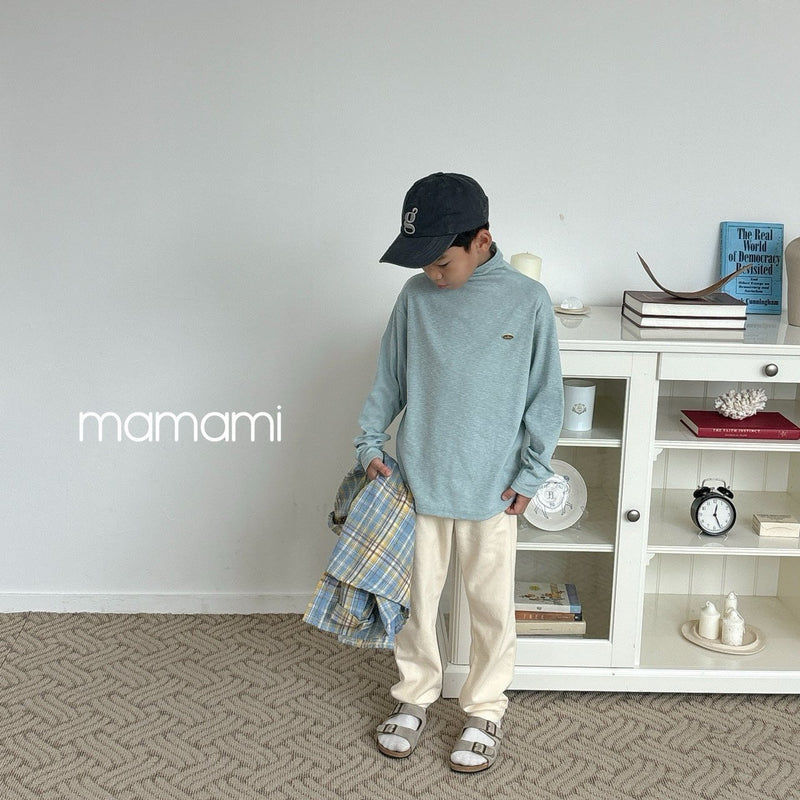 mamami / half pollar T-shirt【for kids & jr.】