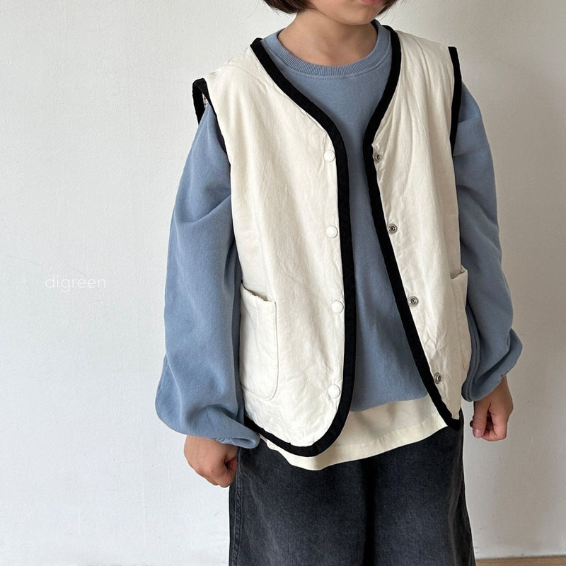 digreen / reversible vest