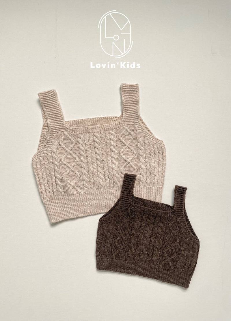 lovin / knit vest