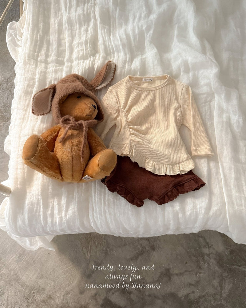 nanamood by banana.j / bebe knit frill pants【for baby】