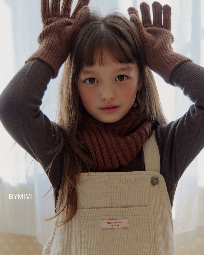 by mimi  / coco corduroy onepiece【for kids , jr】