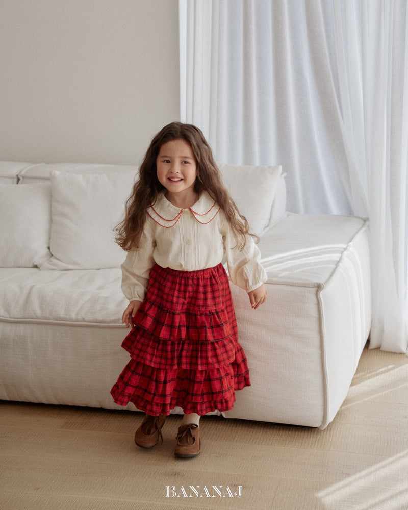 bananaj /latte blouse【for kids & jr.】