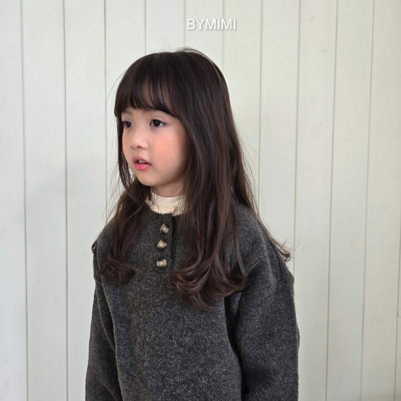 by mimi  / baguette knit tee【for kids , jr】