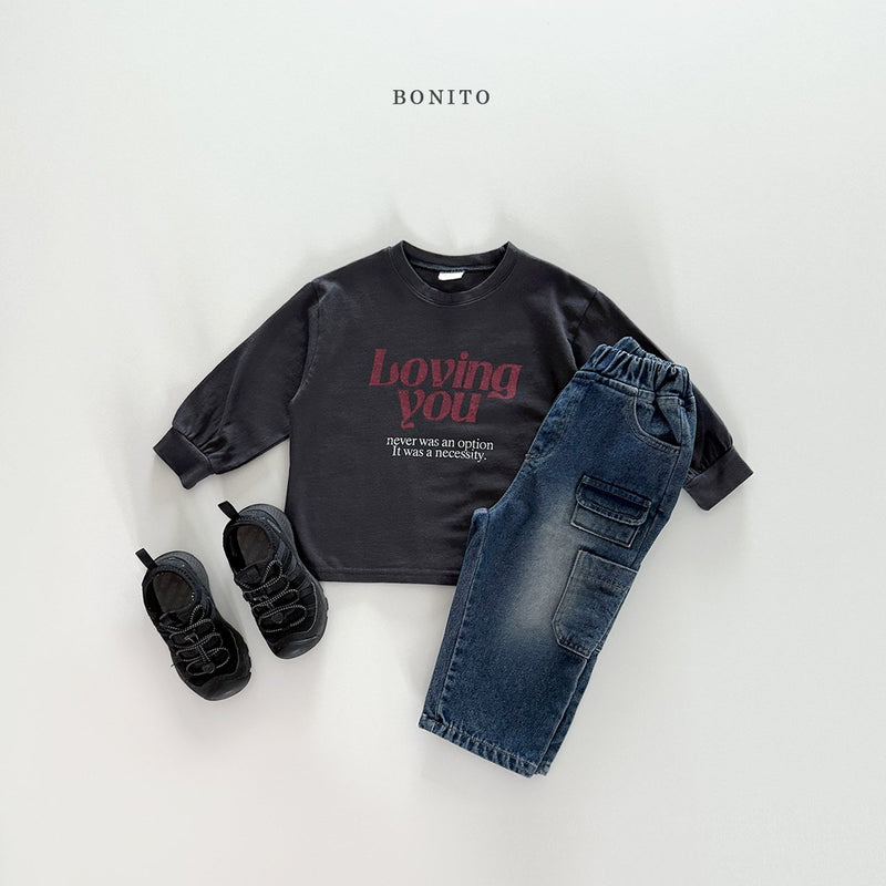 bonito / loving you shibori t【for kids&Jr.】