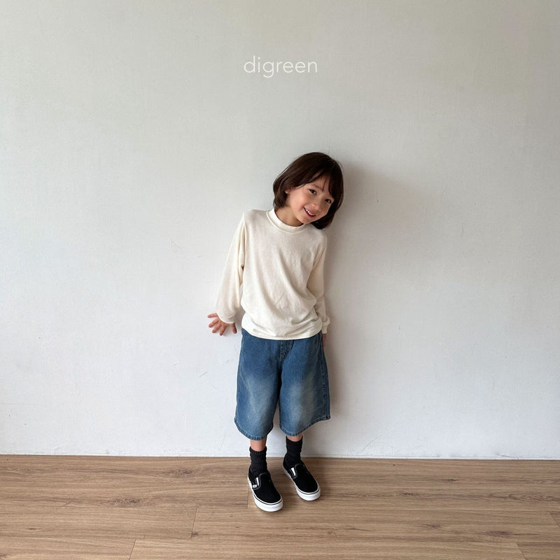 digreen / bermuda denim pants