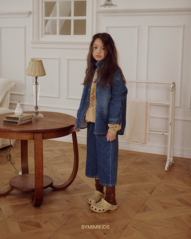 by mimi  / square quilting shirt jacket【for kids , jr】